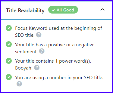 SEO friendly blog post kaise likhe-Title Readability 